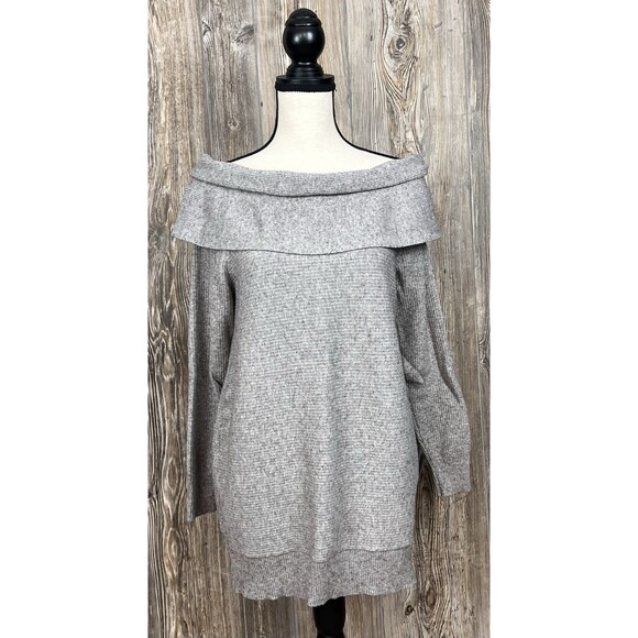 Seraphine Sweaters - Seraphine Maternity Sweater Grey Knit Cowl Neck MED Soft‎ Cozy Warm Winter Chic